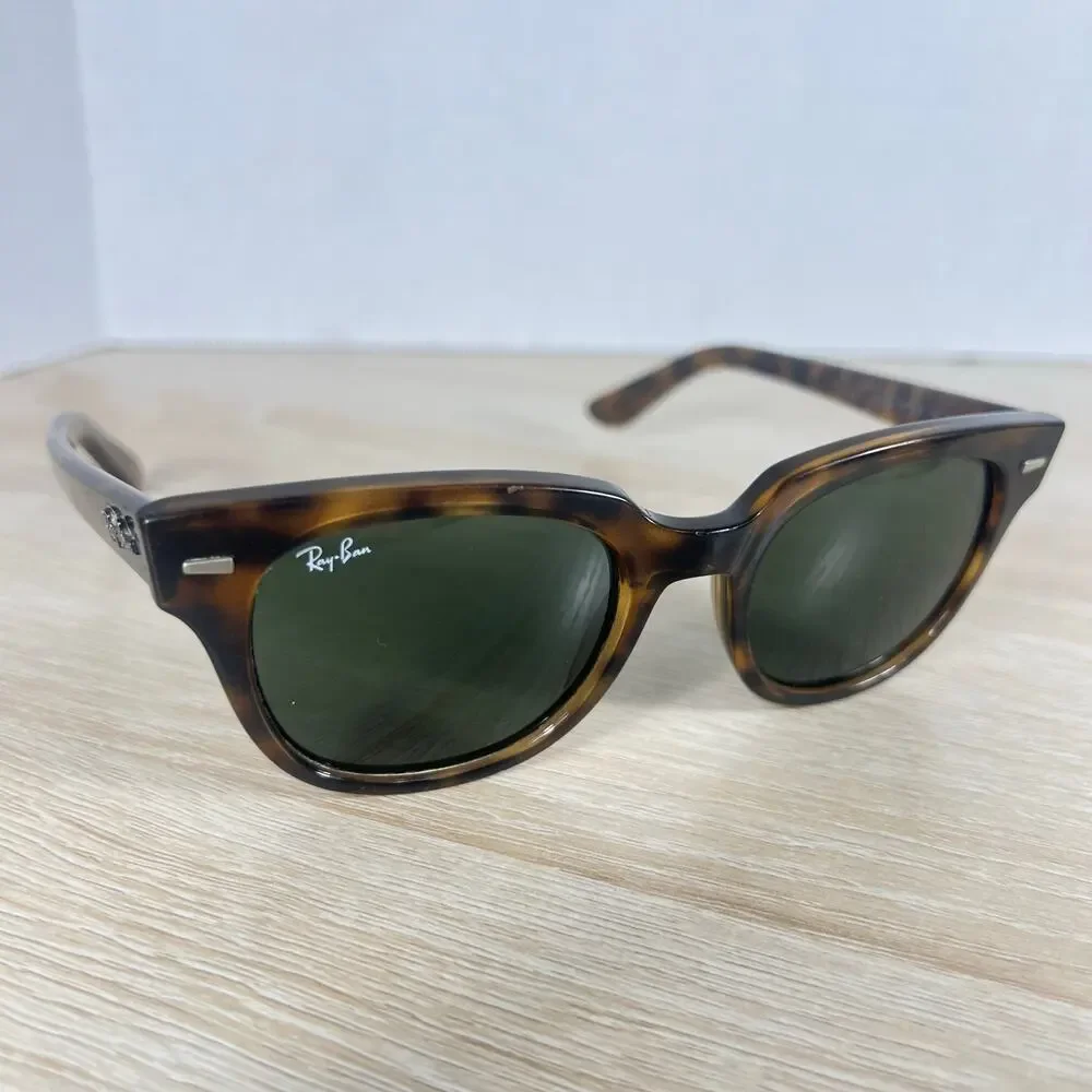 Ray-Ban RB4168 Meteor 710 Sunglasses Tortoise Shell READ DESC Italy